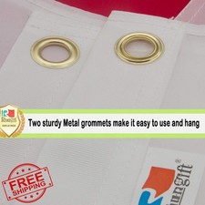 Peace Symbol Flag 3x5 Ft World Blue Double Sided Grommets