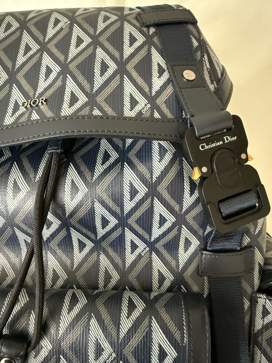 $3800 Christian Dior Hit the Road Backpack CD Diamond Coated