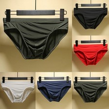 Mens Briefs Sleepwear Summer Breathable Comfort Knickers Lingerie Panties