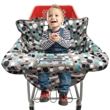PandaEar Shopping Cart Cover for Baby, 2-in-1 Grocery Seat & Baby... 
