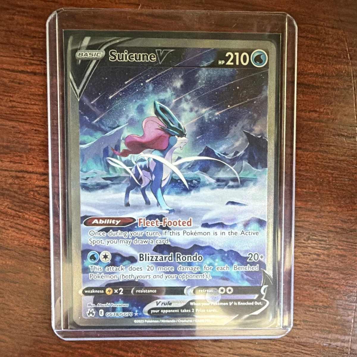 Suicune V GG38/GG70 Crown Zenith: Galarian Gallery for sale | eBay