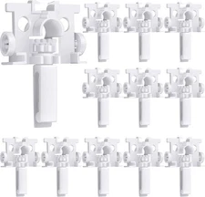"20 Pieces Vertical Blind Repair Kit Replacement Parts White Vertical Blinds Rep