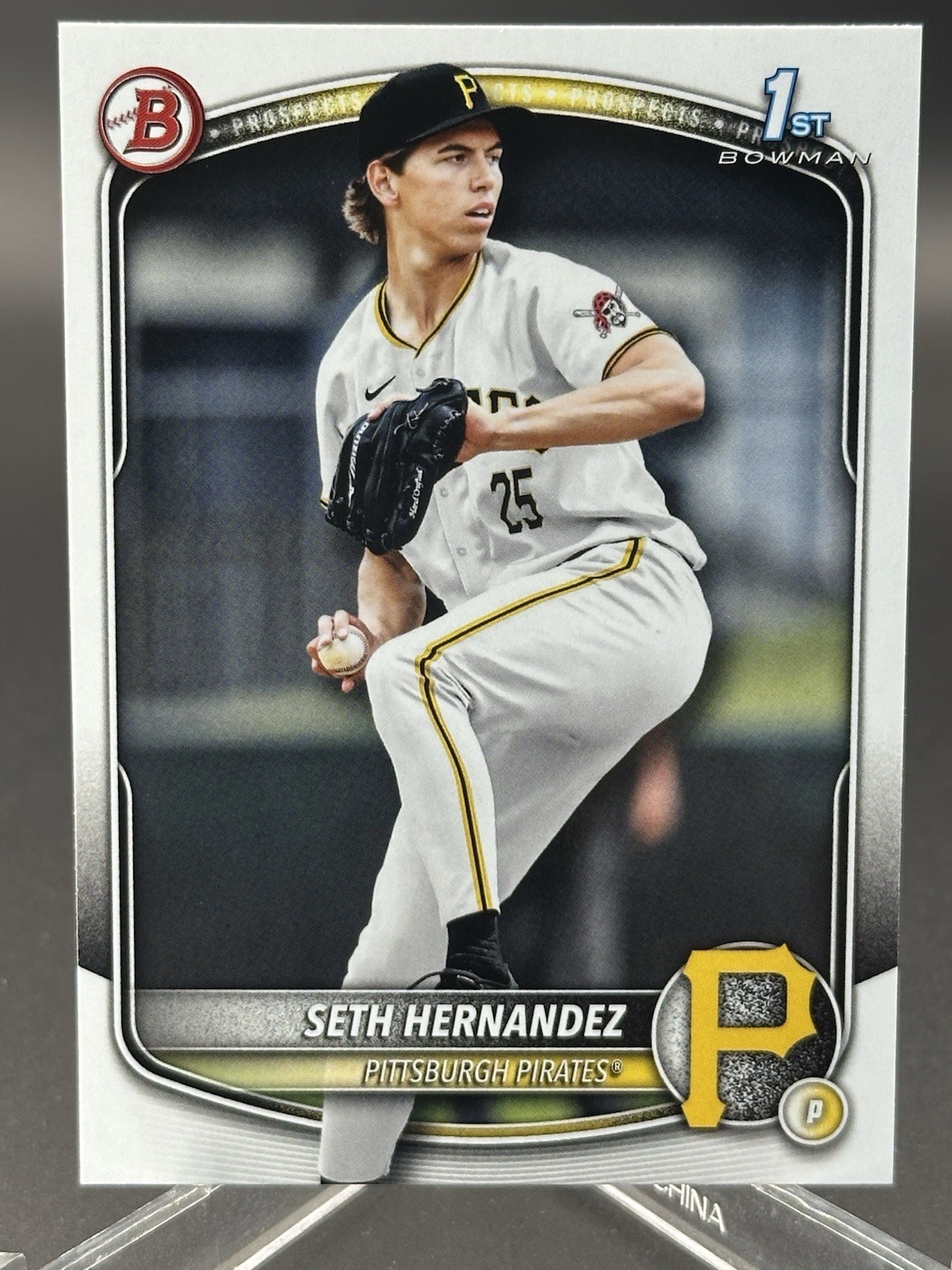 Seth Hernandez 2025 Bowman Draft 1st Bowman Paper Base Pittsburgh Pirates