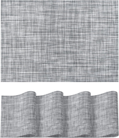 Artoid Mode Woven Beige Pvc Platzsets 4Er Set, 30X45Cm Tischsets Waschbar Schmut
