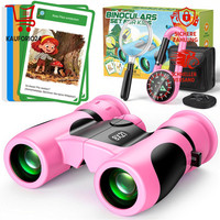 Fernglas 8X21 Mit Lupe Kompass Entdeckerkarten Outdoor Spielzeug FüR Kinder