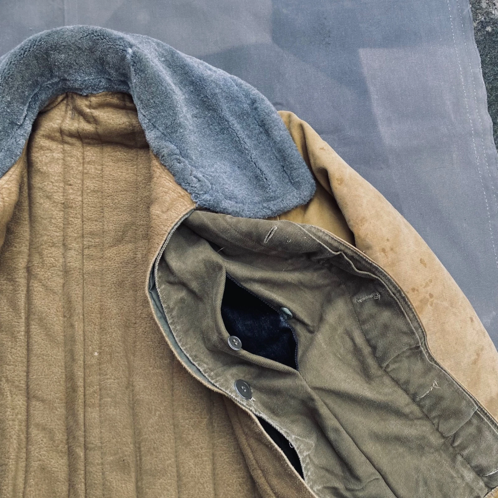 Vintage rare 80s ussr siviet army military tanker winter fufaika jacket  image 9