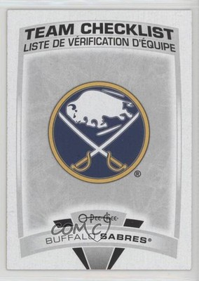 2019-20 O-Pee-Chee Team Checklists Buffalo Sabres #554 e6j
