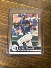 2026 Topps Series 1 Carson Williams Tampa Bay Rays RC #8 Serial Numbered /50