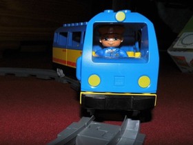 LEGO Ville Duplo Train Starter Set 5608 Original Packaging BA Diesel Locomotive w/ Motor Sound TOP