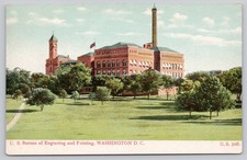 Vintage U.S. Bureau of Engraving and Printing Postcard Washington DC