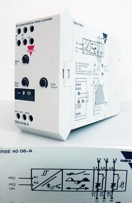 Carlo Gavazzi RSE 40 08-A semiconductor motor controller -used-