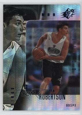 1999-00 SPx Rookie Radiance 79/100 Ryan Robertson #117 Rookie RC 1oa6