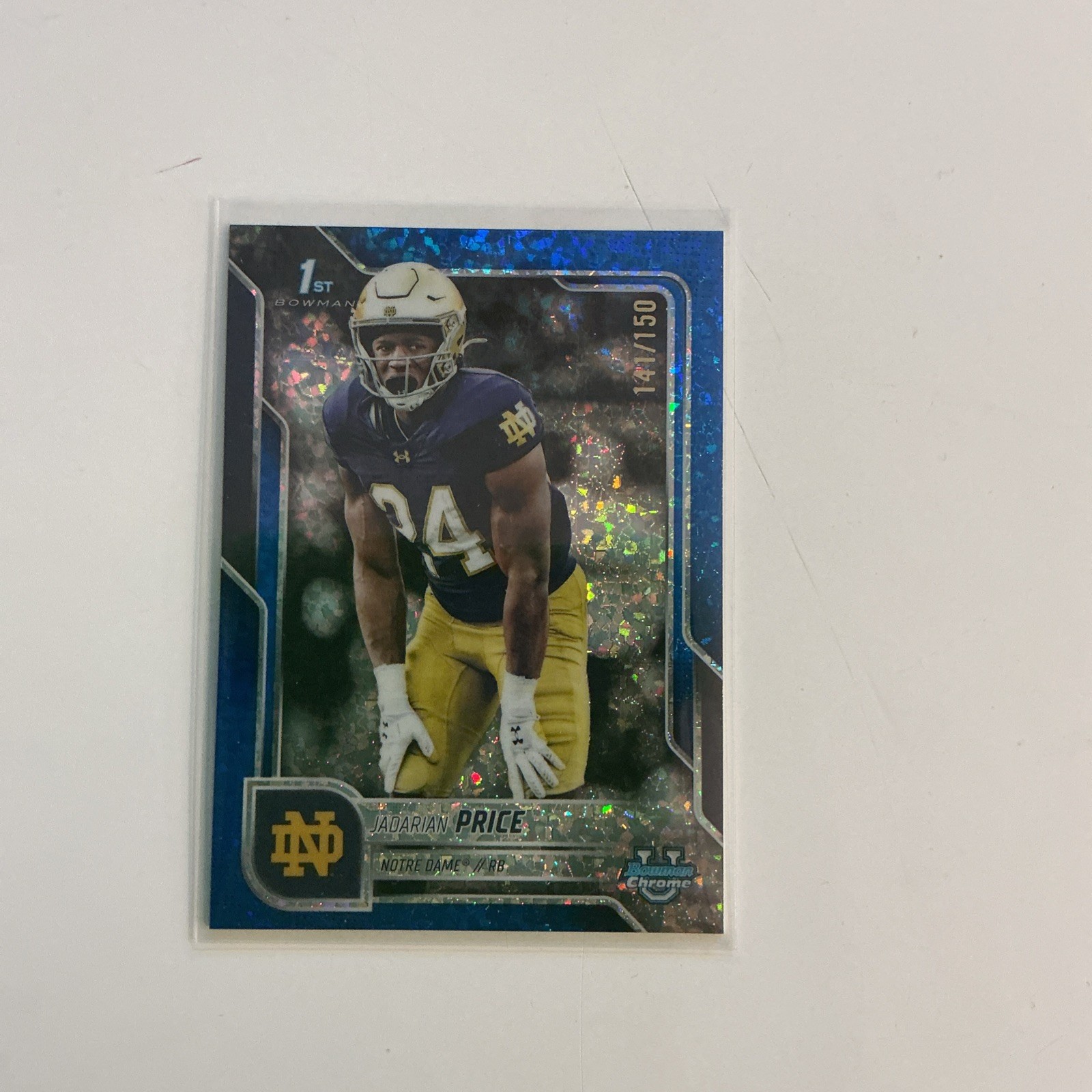 2025 Bowman University Chrome Jadarian Price 1st Blue Mini Diamond /150