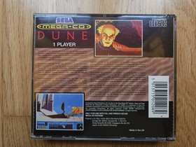 SEGA MEGA CD DUNE PAL EURO USED VERY GOOD CONDITION CIB PLUS REG CARD
