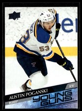 2020-21 Upper Deck Series 2 Young Guns #460 Austin Poganski Rookie RC