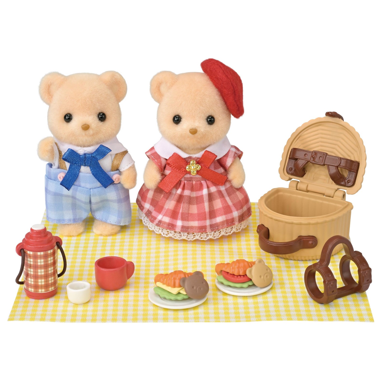 Sylvanian Families - 5852 broers beer koekjes - lekkere picknick - poppenspeelse