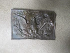 Civil War dug relic officer?  Eagle Belt plate / Buckle Face - Virginia
