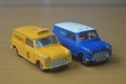 Dinky Toys 273 & 274 # AA & RAC Mini Vans x2 Original Vintage 1960-70s