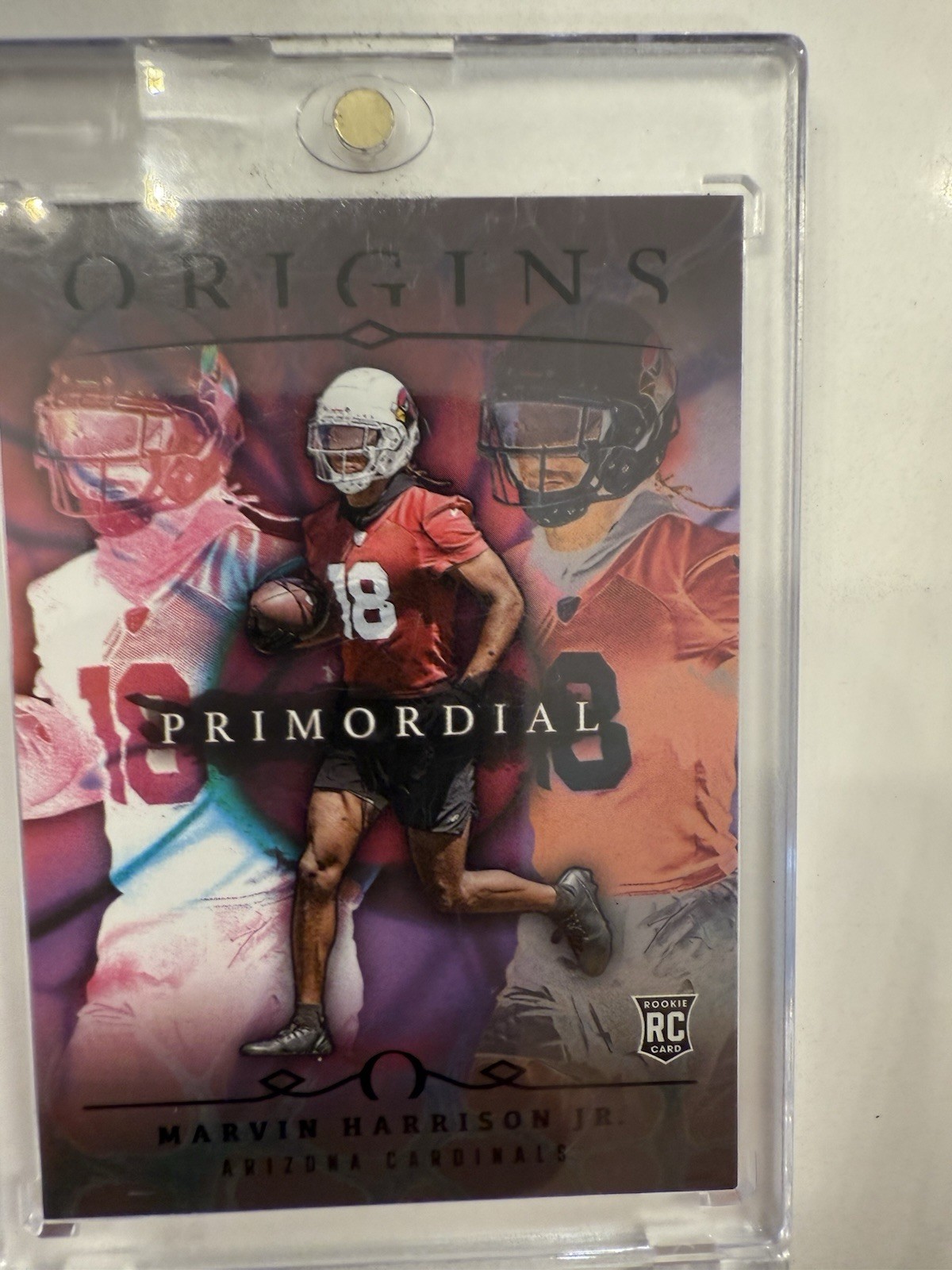 2024 Origins Football Marvin Harrison Jr Primordial Rookie Card #7 Case Hit