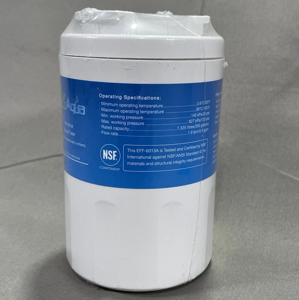 EcoAqua Refrigerator Water Filter EFF-6013A New Sealed GE Filter MWF Replacement - Image 2 of 4