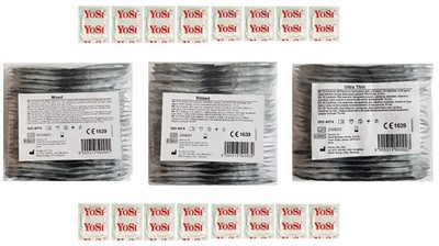Frei Haus: YOSI Markenkondome - verschiedene Sorten & Mengen im Top-Mix, 53mm