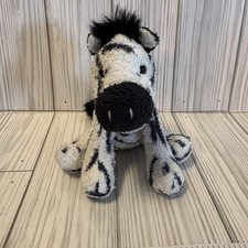 Russ Berrie Luv Pets Zeke Zebra Plush Stuffed Toy Terry Bean Bag 5" 20183 A15