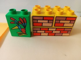 Lego Duplo 3272 Bird Brick Printed Parts Only Scoop on the Road Bob the Builder