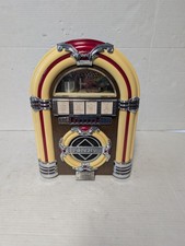 Crosley CR-11 Limited Edition Jukebox Radio Vintage Style AM FM Tape Brown Red