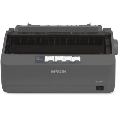 EPSON C11CC24001 Lx-350 9-Pin Dot Matrix Printer Monochrome Energy Star Black