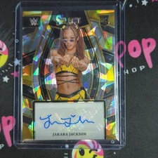 2024 Select WWE Signature Selections Ice Prizm Jakara Jackson Rookie Auto RC