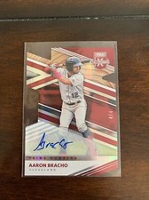 2020 Panini Elite Extra Edition Aaron Bracho Die-Cut Autograph 2/4 Indians