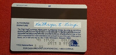 First Card Visa credit card exp 1991‡cc1767 | eBay