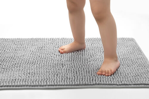 Seamarkt Chenille Rutschfeste Badematte aus 100% Mikrofaser - weich & angenehm - Bild 9 von 15