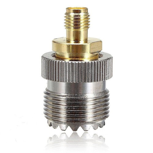 2 PCS Adapter Connector Converter SMA Female (No Pin) to UHF Female SO-239 - Picture 3 of 6