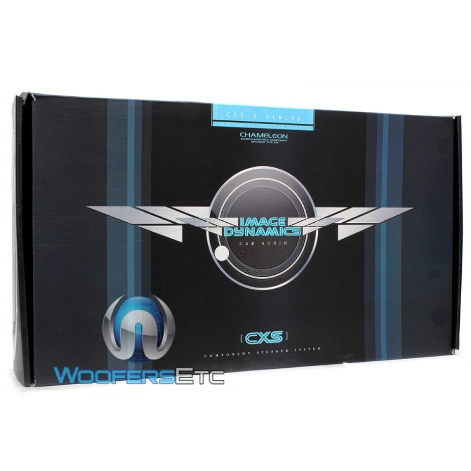 IMAGE DYNAMICS CXS64-V2 6.5" 4-OHM COMPONENT SPEAKERS SILK TWEETERS CROSSOVERS  - Image 3 of 4