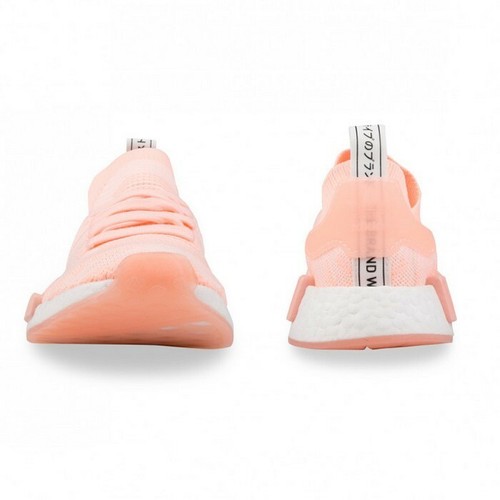 Adidas NMD R1 STLT PK Primeknit arancione rosa pesca AQ1119 Boost scarpe da donna 7 - Foto 8 di 11