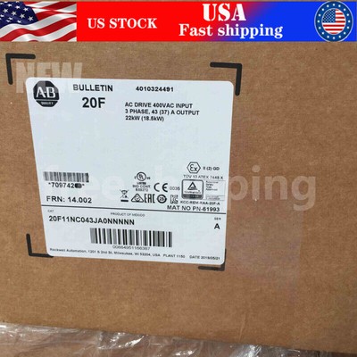 AB 20F11NC043JA0NNNNN Air Cooled PowerFlex 753 AC Packaged Drive