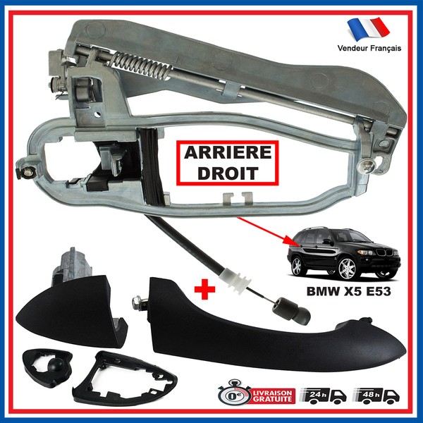 Mechanismus Halter AußEngriff Hinten Rechts FüR Bmw X5 E53 3.0D 4.4I-image