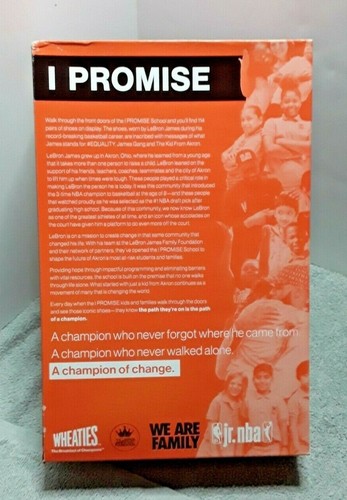 Lebron James Wheaties cereal Box  NO CEREAL 2020 Los Angeles Lakers - Picture 2 of 2