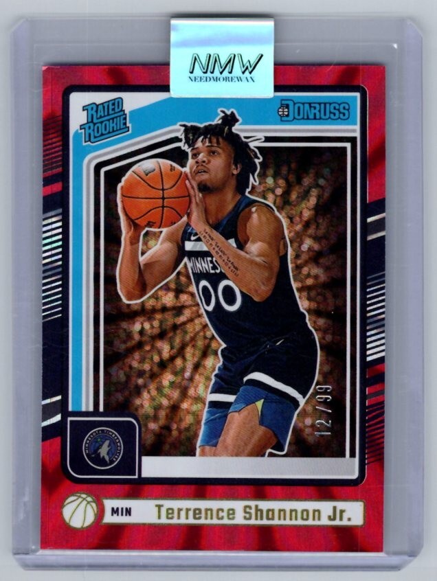 2024-25 Donruss - Rated Rookie Terrence Shannon Jr. #226 Red Laser /99