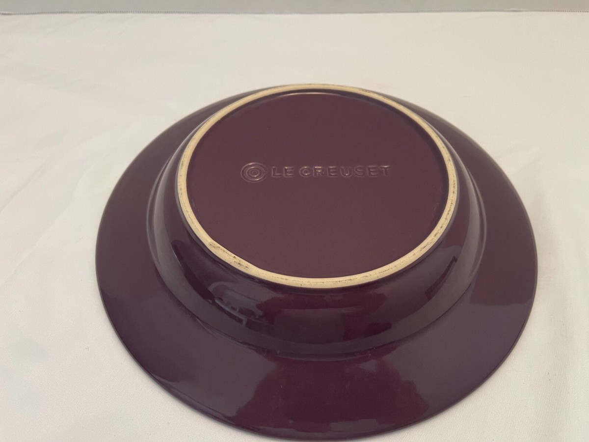 Le Creuset Stoneware 16-Piece Dinnerware Set RARE Cassis Le Creuset Stoneware 16-Piece Dinnerware Set RARE Cassis