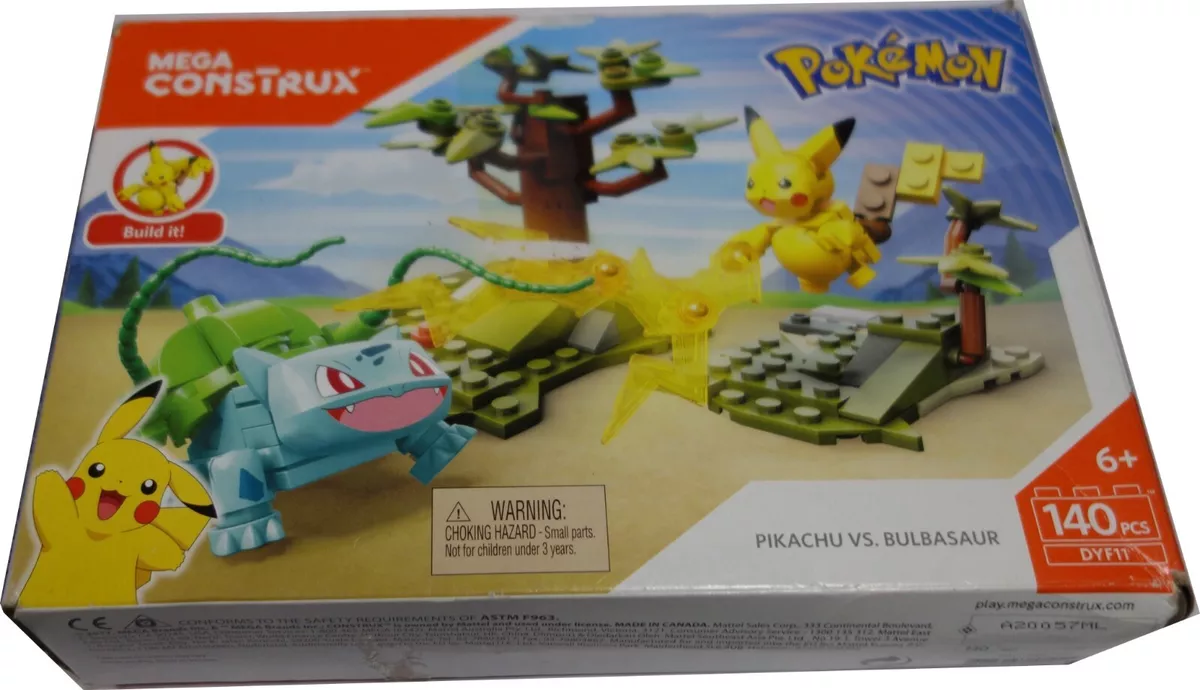 Lego Mega Construx Pokémon Pikachu vs. Bulbasaur Building Set