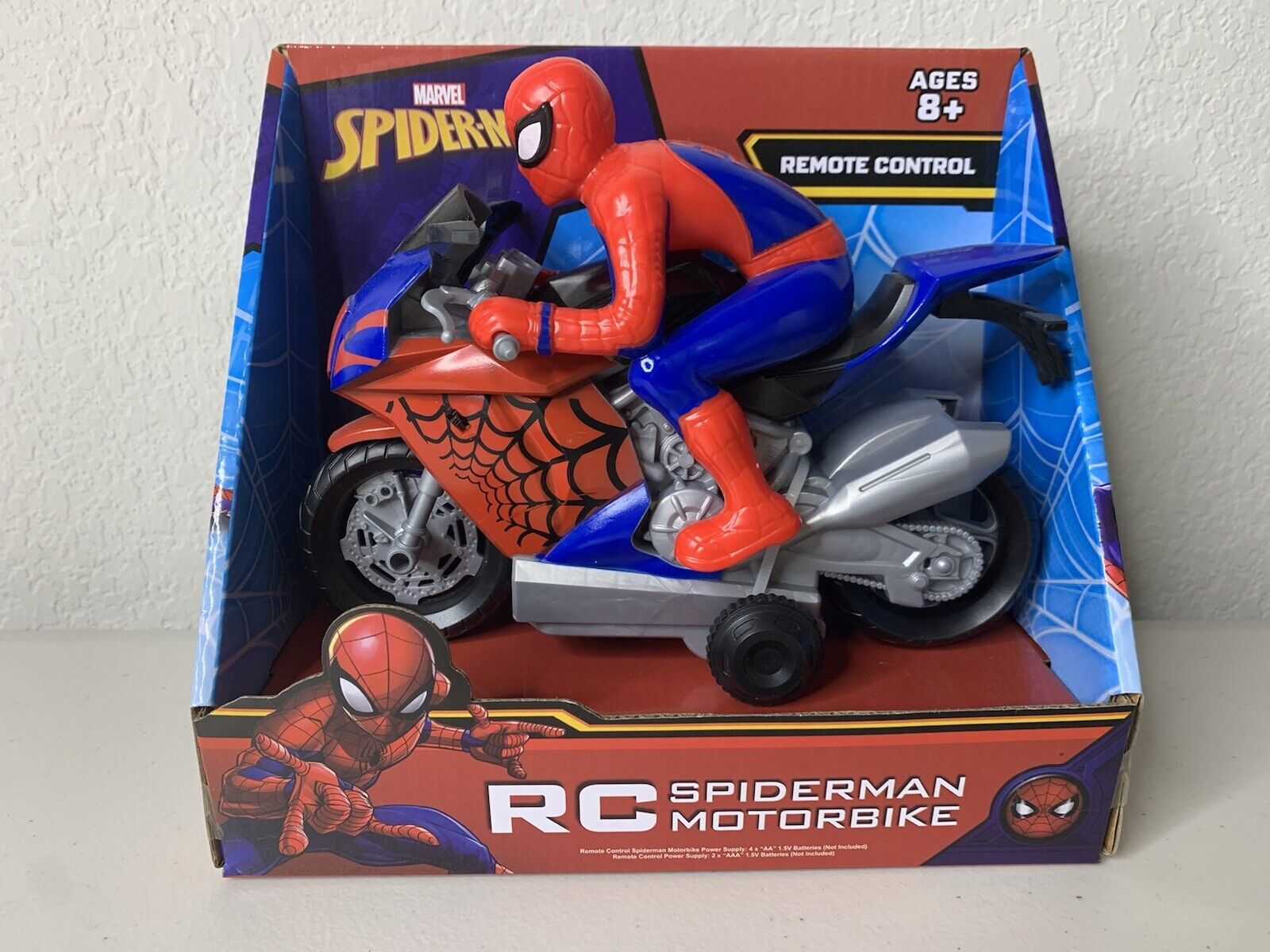 Marvel Spider Man RC Motorbike Remote Control 27MHZ High Speed 2020 NEW