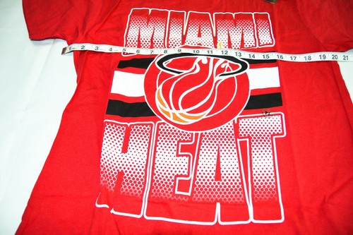 Mitchell & Ness Men's T Shirt Miami Heat Traditional Fit Logo Red Size Small NWT - Picture 8 of 8