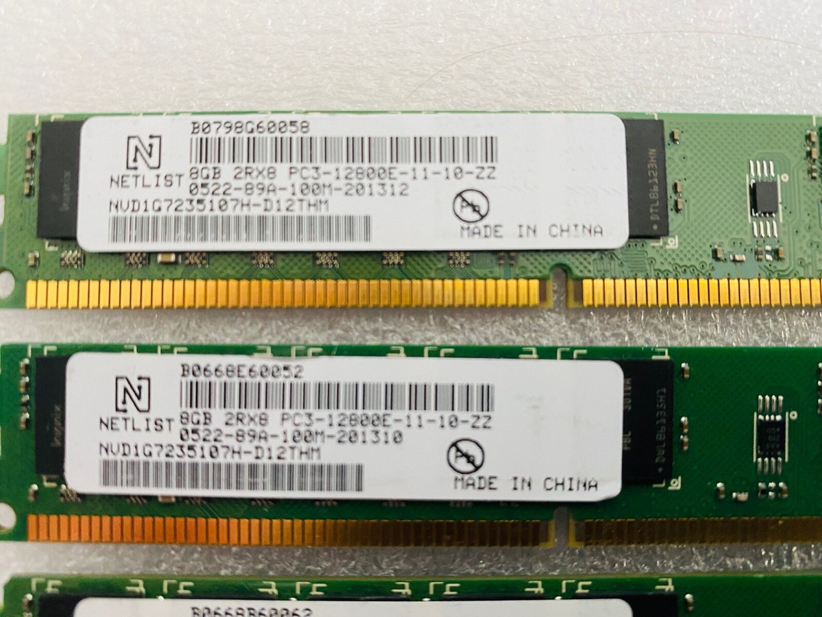 4x 8GB 32GB DDR3 1600 Mhz ECC UDIMM für Dell Precision Workstation T1700