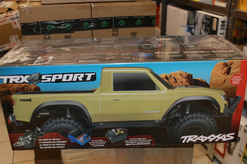 Traxxas 82024-4 Tan Sable TRX-4 Sport Pickup Robot 1:10 Rtr 2,4GHz Neuf IN Ovp - Photo 4/4