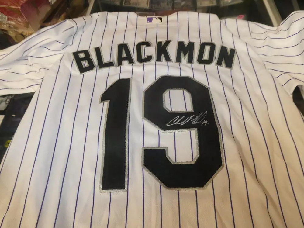 Charlie Blackmon Colorado Rockies Signed Replica Jersey COA