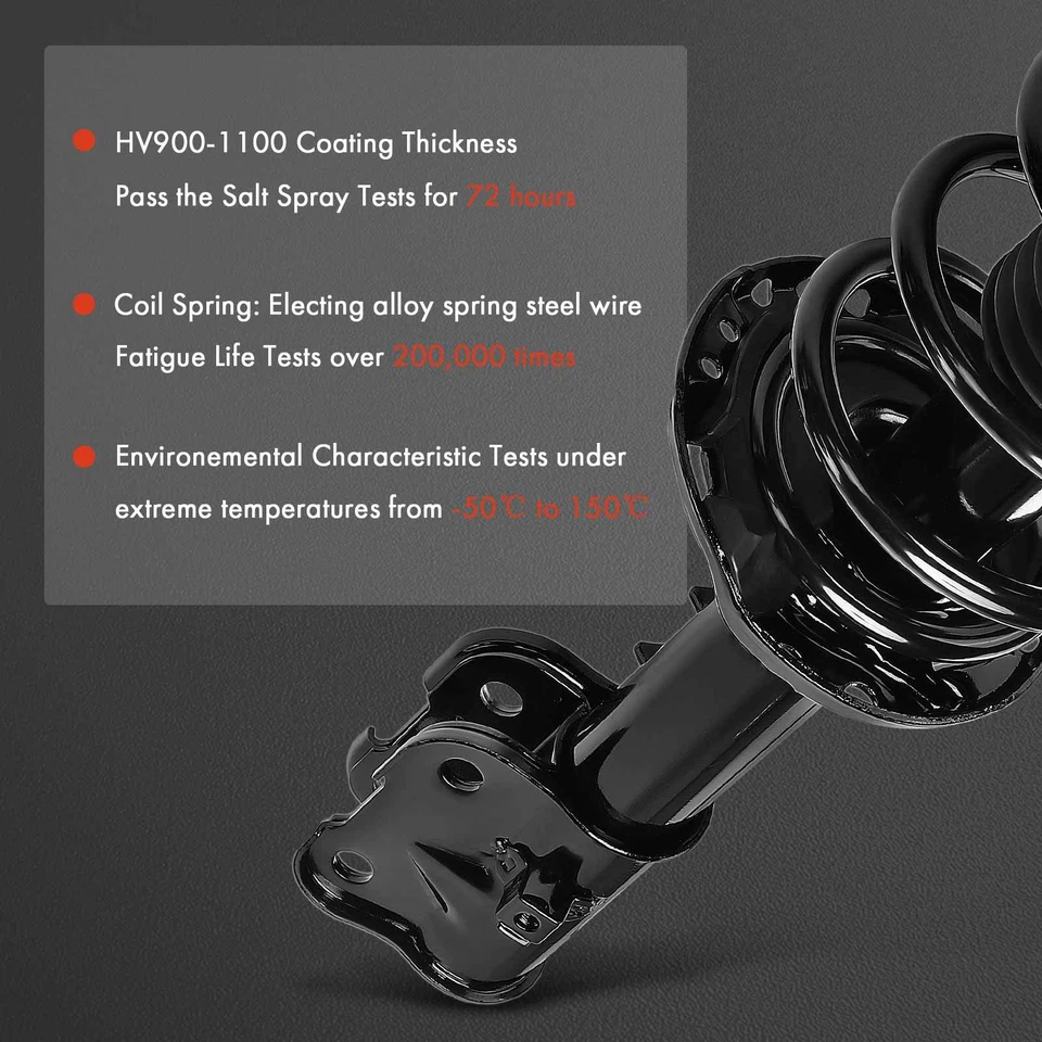 2x Front Complete Strut & Coil Spring Assembly for Kia Sedona 2015-2021 V6 3.3L - Imagem 4 de 4