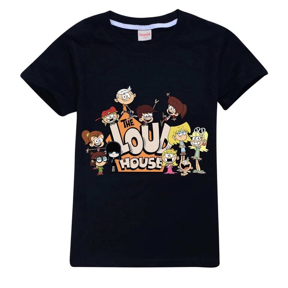 Kids Boys THE LOUD HOUSE Print Casual Short Sleeve T-shirt Cotton Tshirt Top UK - Image 2 of 4