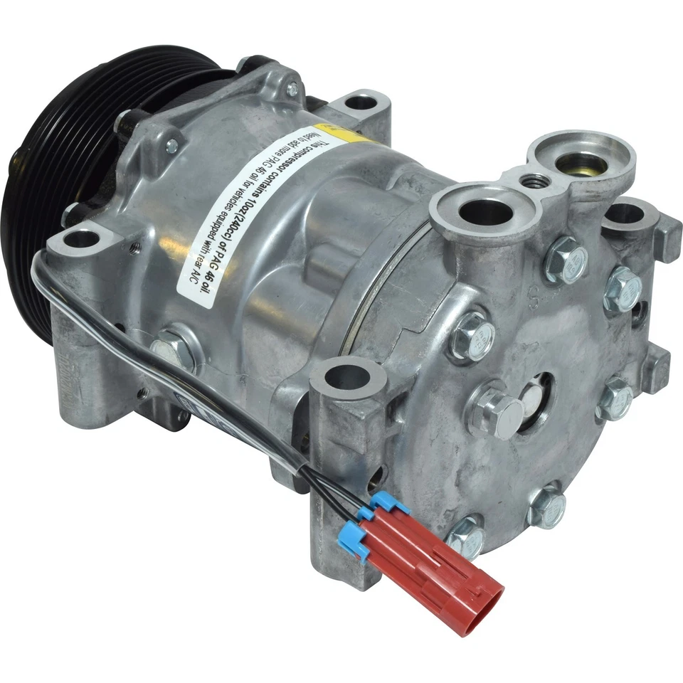 Compresor de aire acondicionado turboalimentado UAC para GMC C7500 2003-2009 7,8 L L L6 Foto 3 de 4